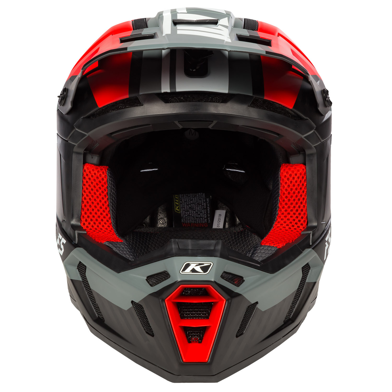 F5 Helmet ECE (Non Current) SM Shred High Risk Red