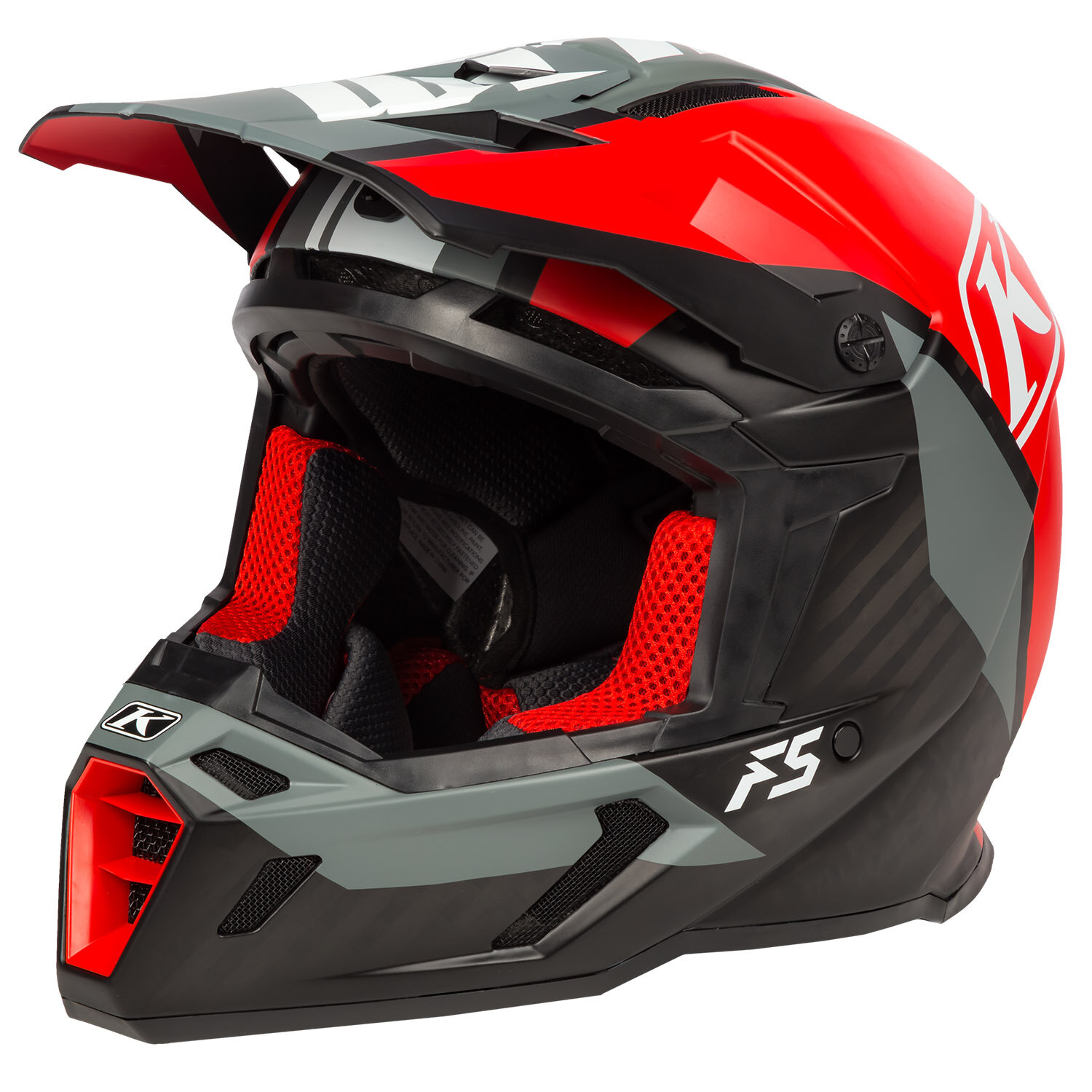 F5 Helmet ECE (Non Current) SM Shred High Risk Red