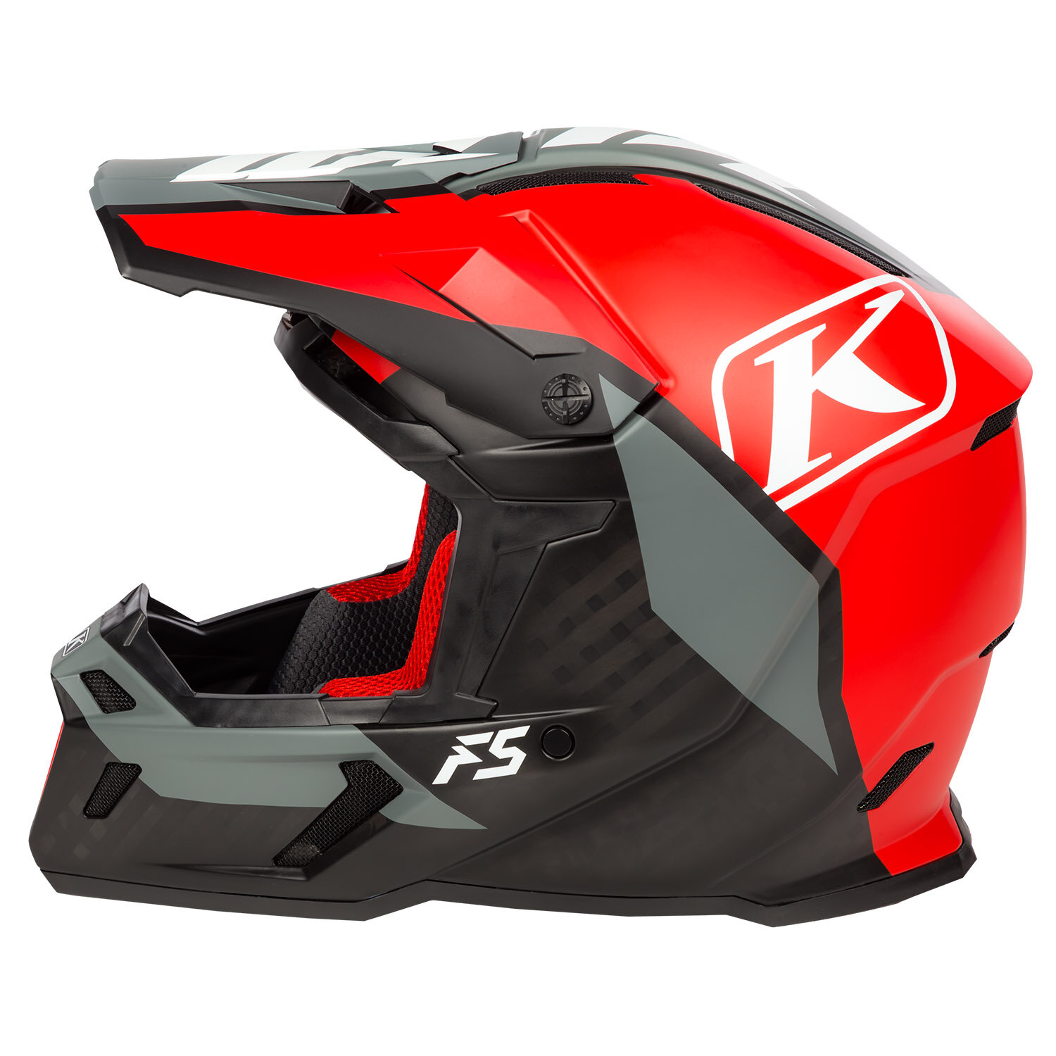 F5 Helmet ECE (Non Current) SM Shred High Risk Red