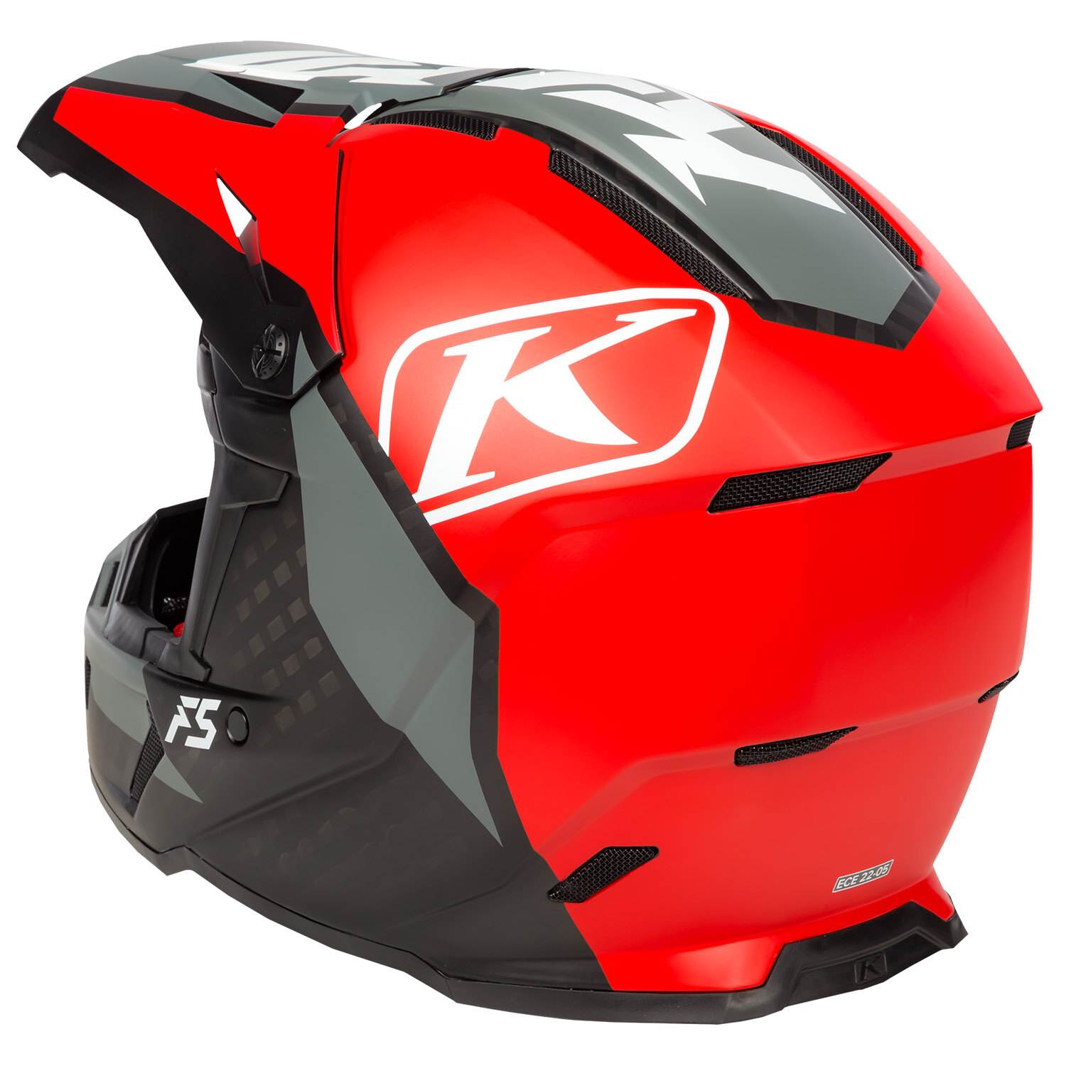 F5 Helmet ECE (Non Current) SM Shred High Risk Red