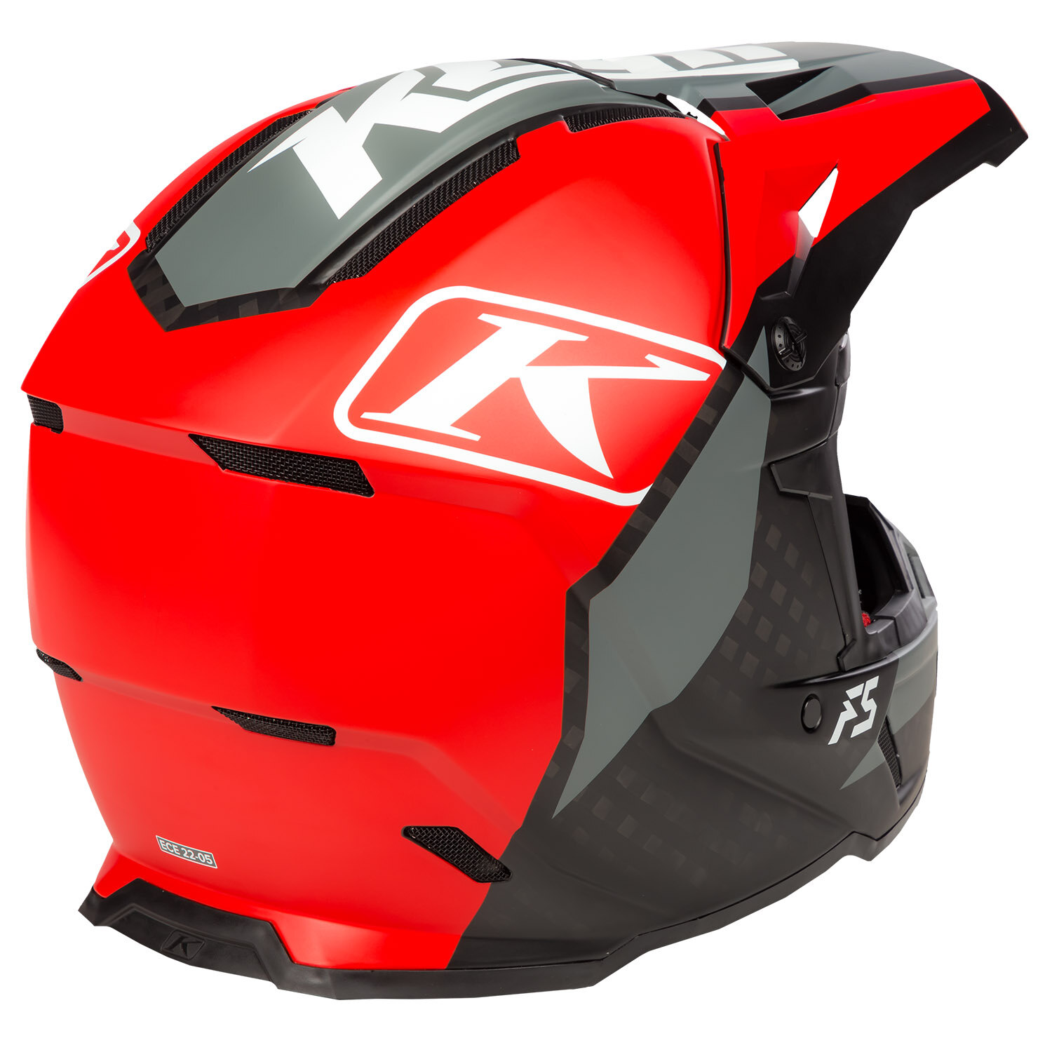 F5 Helmet ECE (Non Current) SM Shred High Risk Red