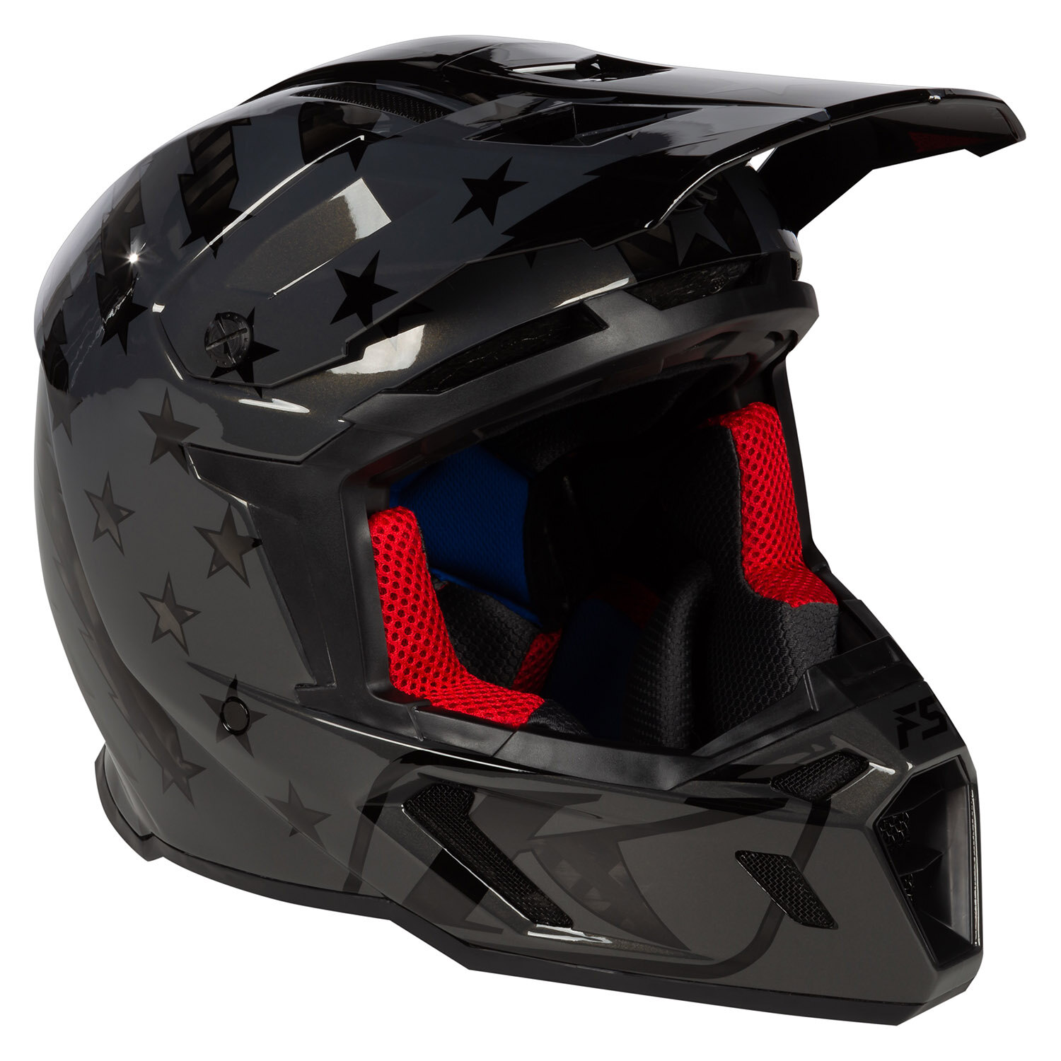 F5 Helmet ECE (Non Current) SM Shred High Risk Red