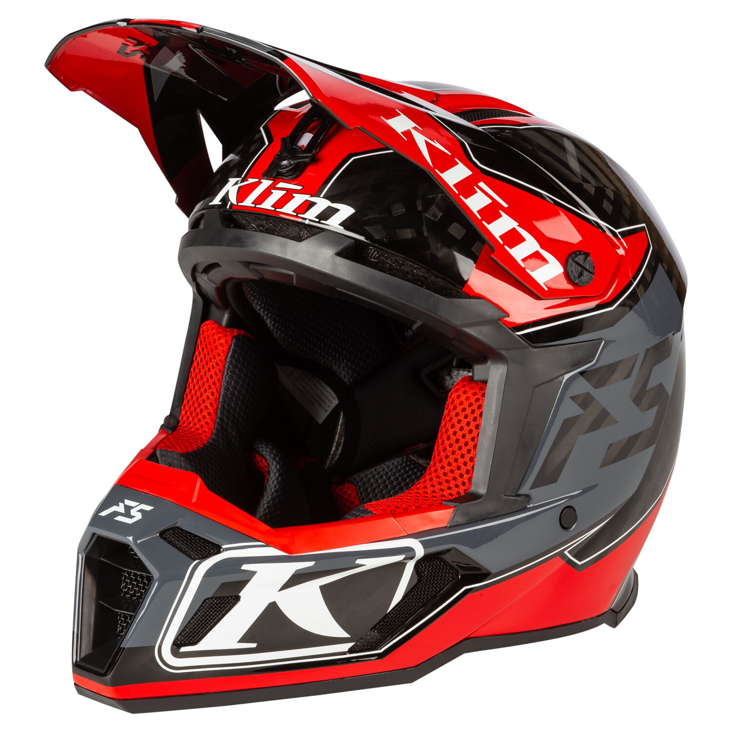 F5 Helmet ECE (Non Current) SM Shred High Risk Red