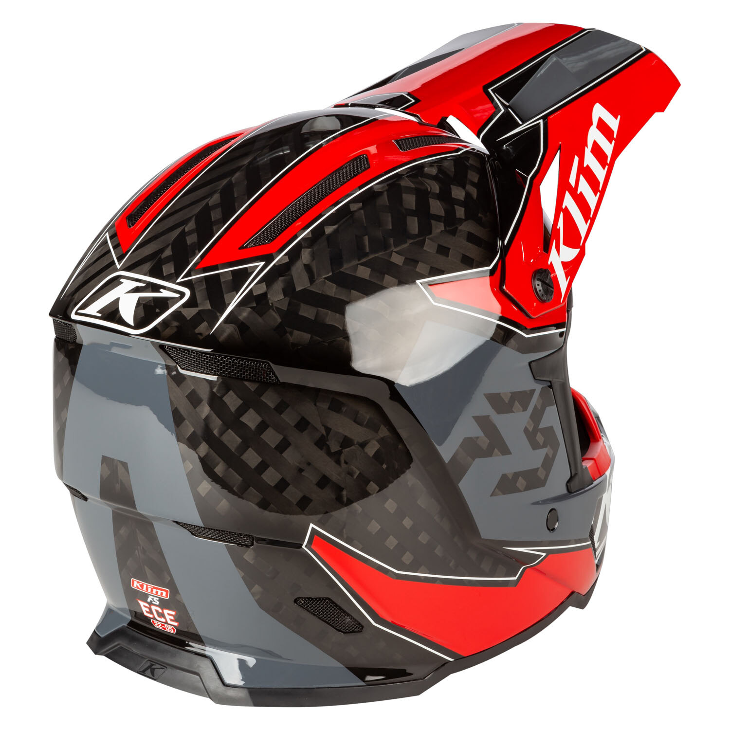 F5 Helmet ECE (Non Current) SM Shred High Risk Red