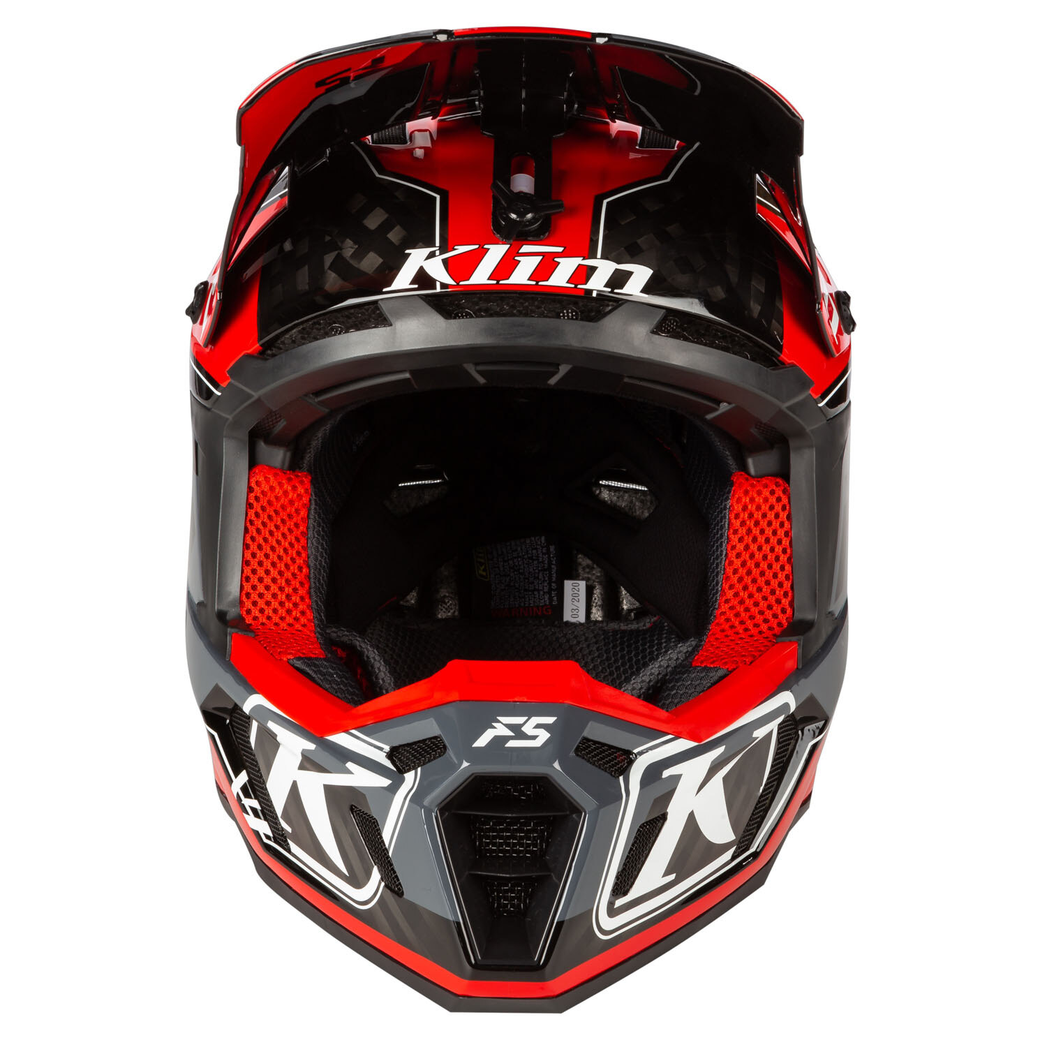 F5 Helmet ECE (Non Current) SM Shred High Risk Red