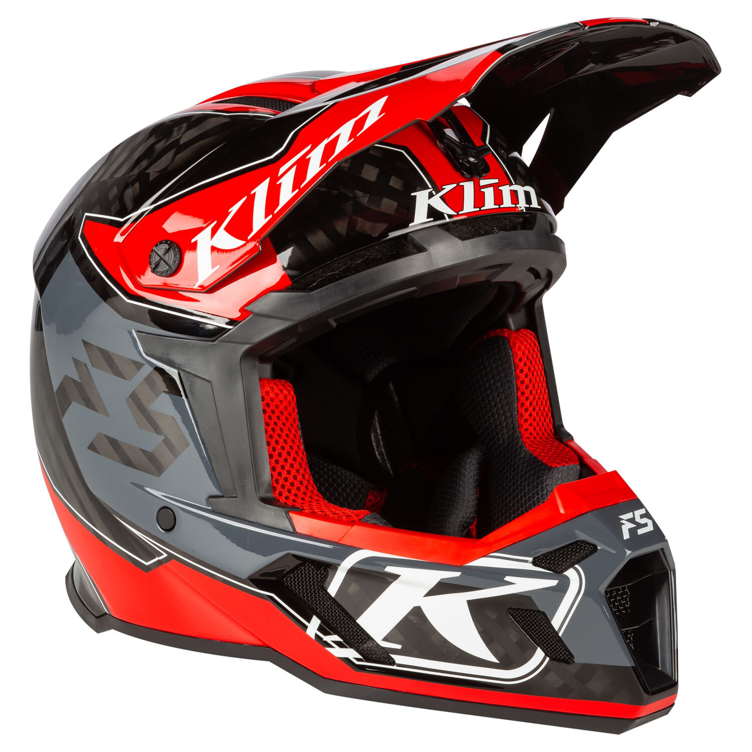 F5 Helmet ECE (Non Current) SM Shred High Risk Red