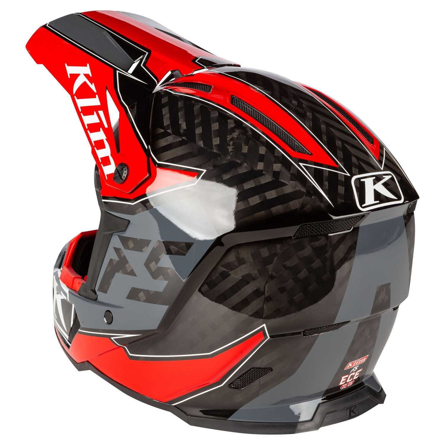 F5 Helmet ECE (Non Current) SM Shred High Risk Red