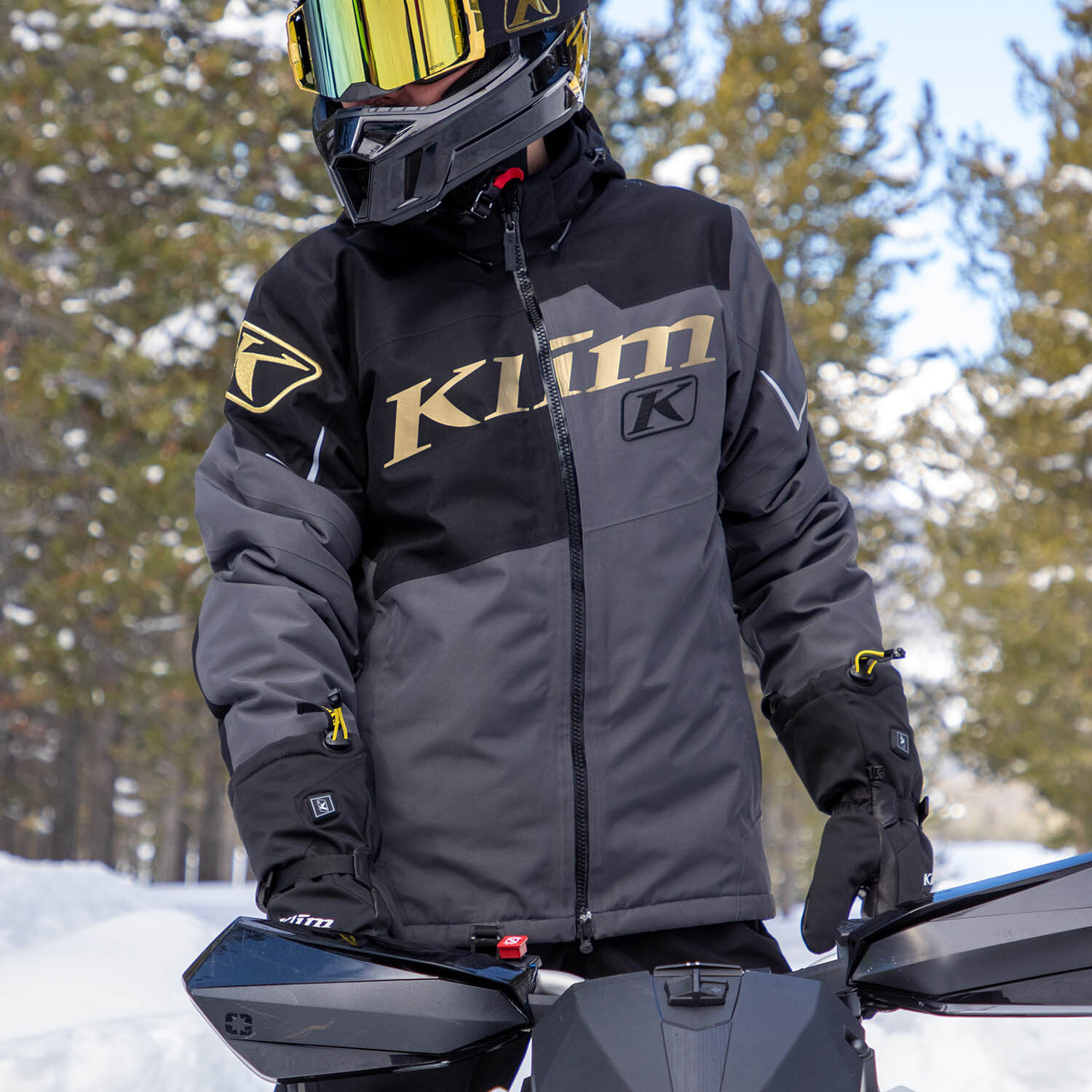 Instinct Jacket SM Black Metallic Gold