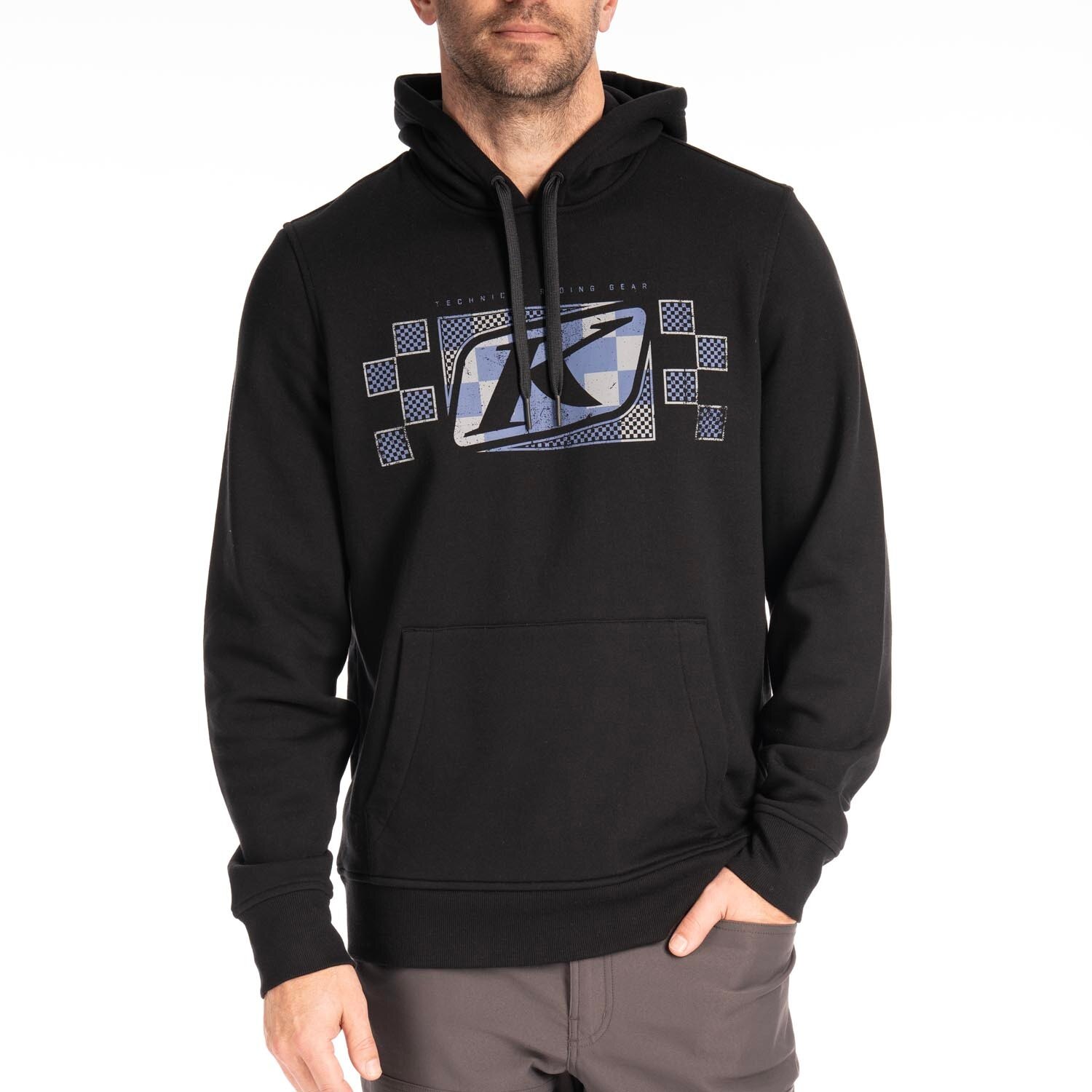 Checkered Banner Pullover Hoodie (Non Current)