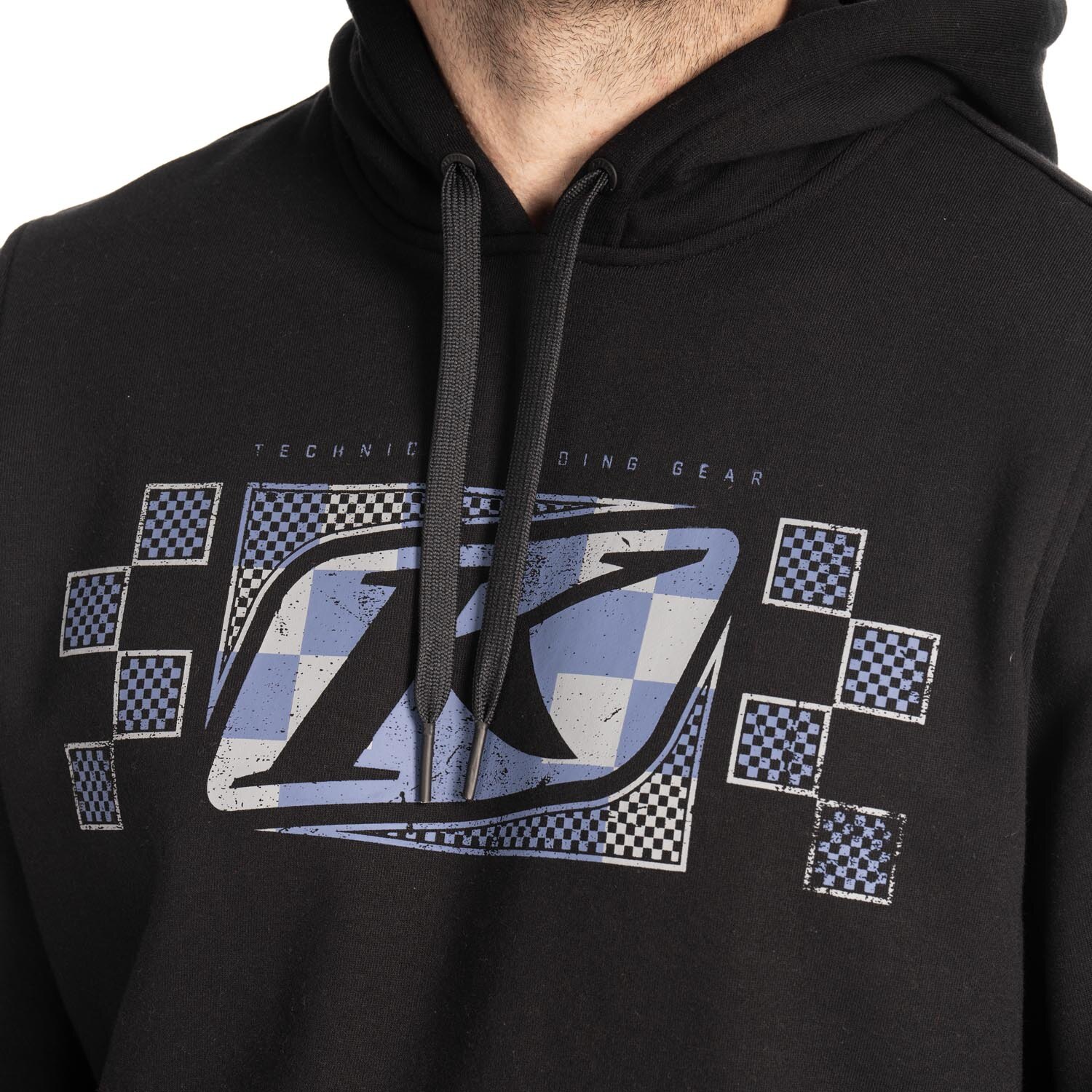 Checkered Banner Pullover Hoodie (Non Current)