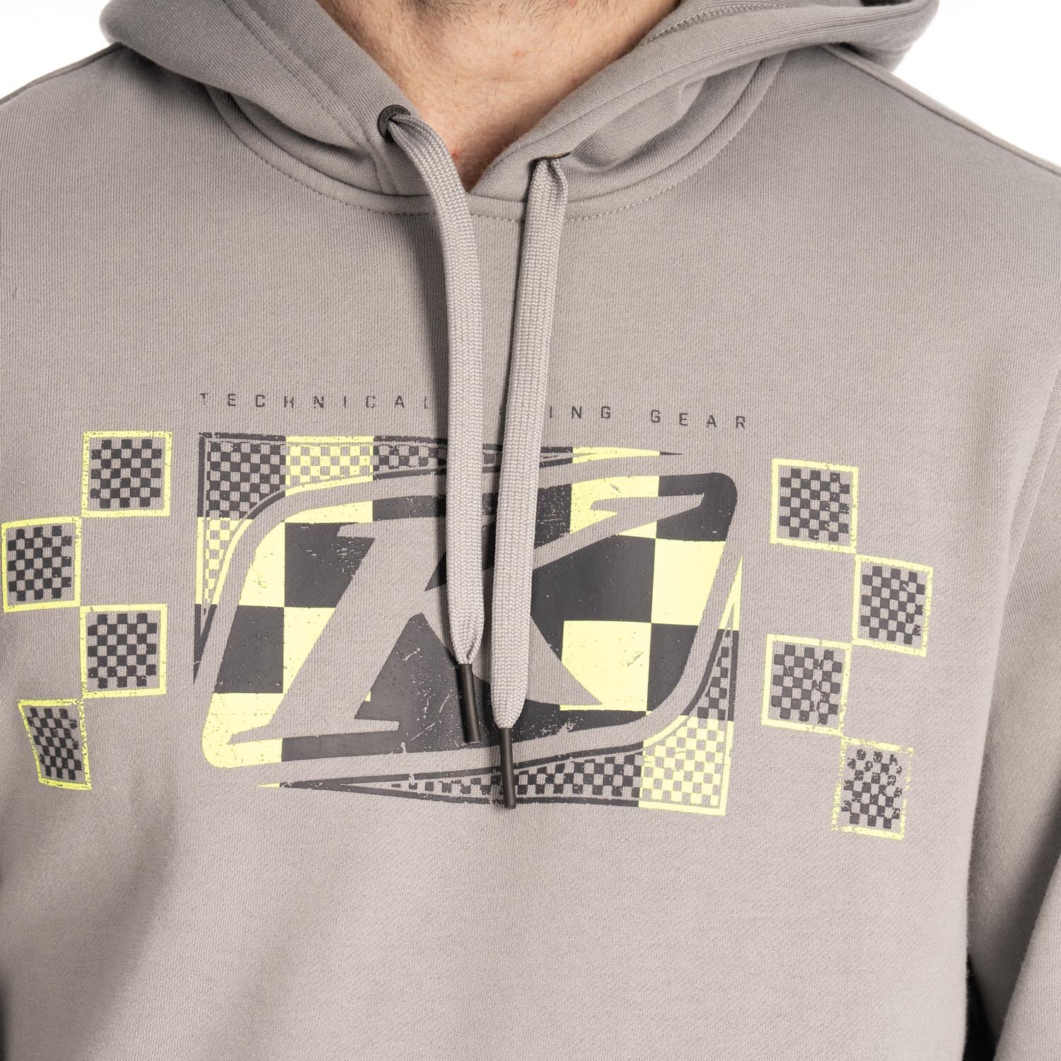 Checkered Banner Pullover Hoodie (Non Current)