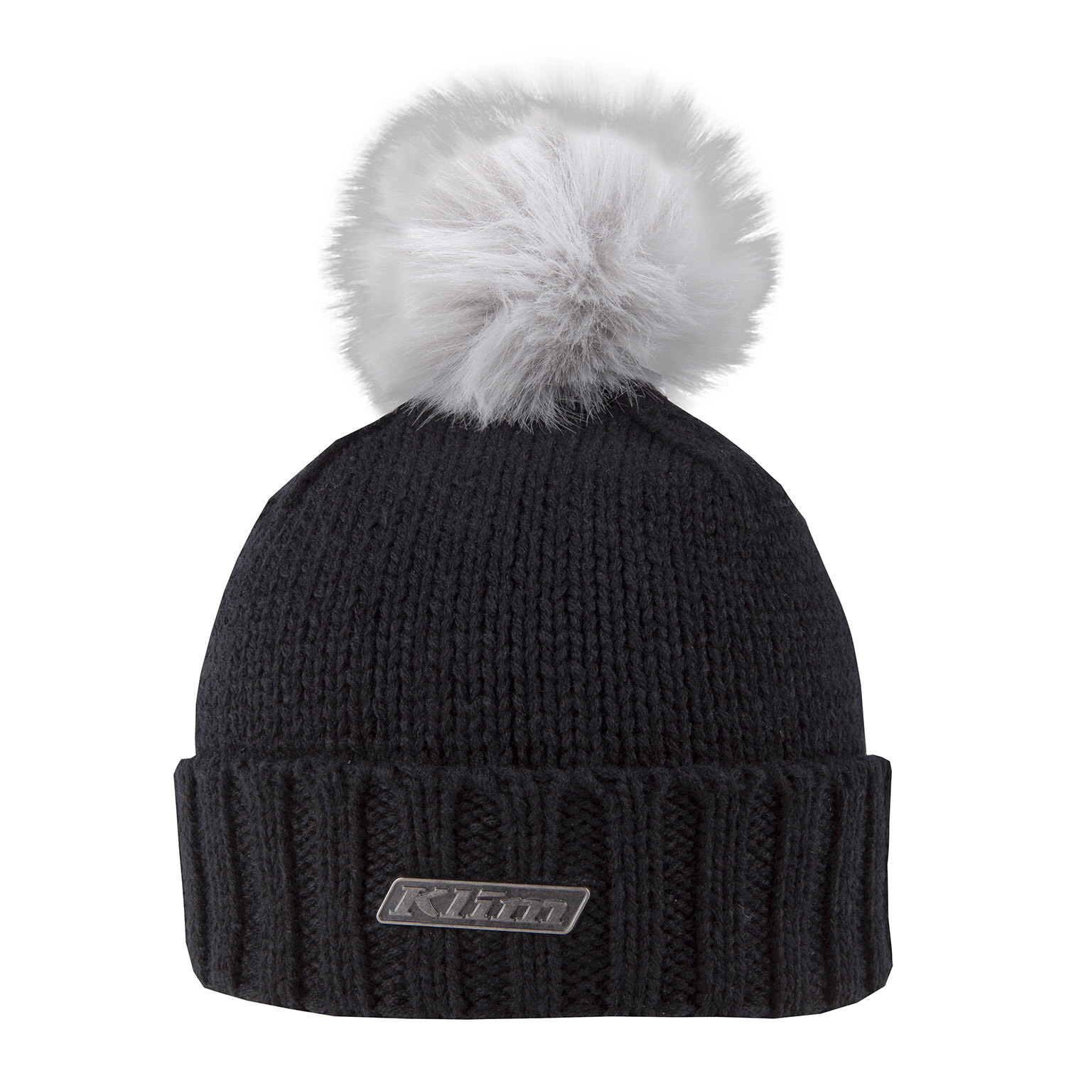 Pom Beanie Black Gray