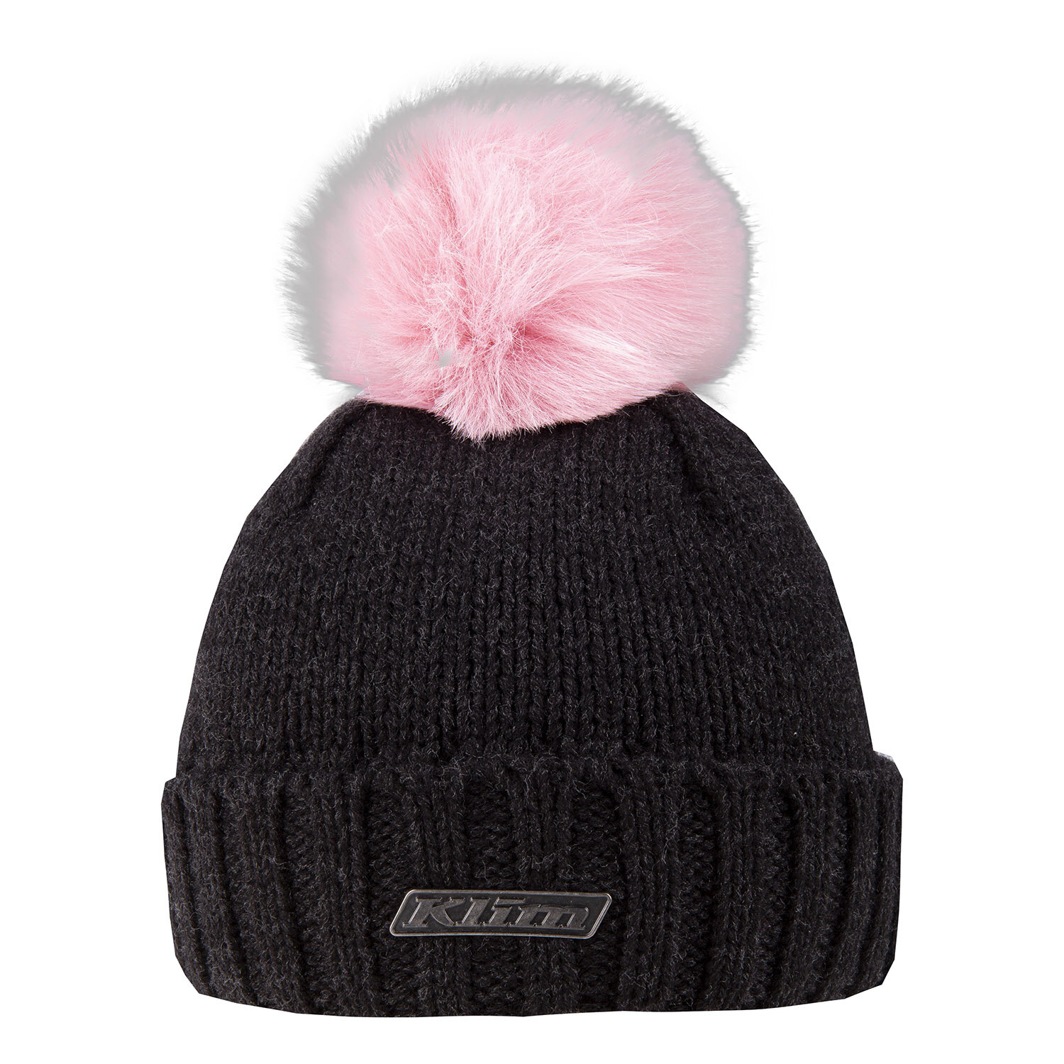 Pom Beanie Black Gray