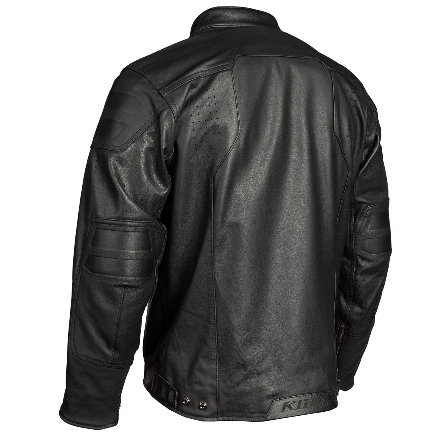 Sixxer Leather Jacket LG Gunmetal Black