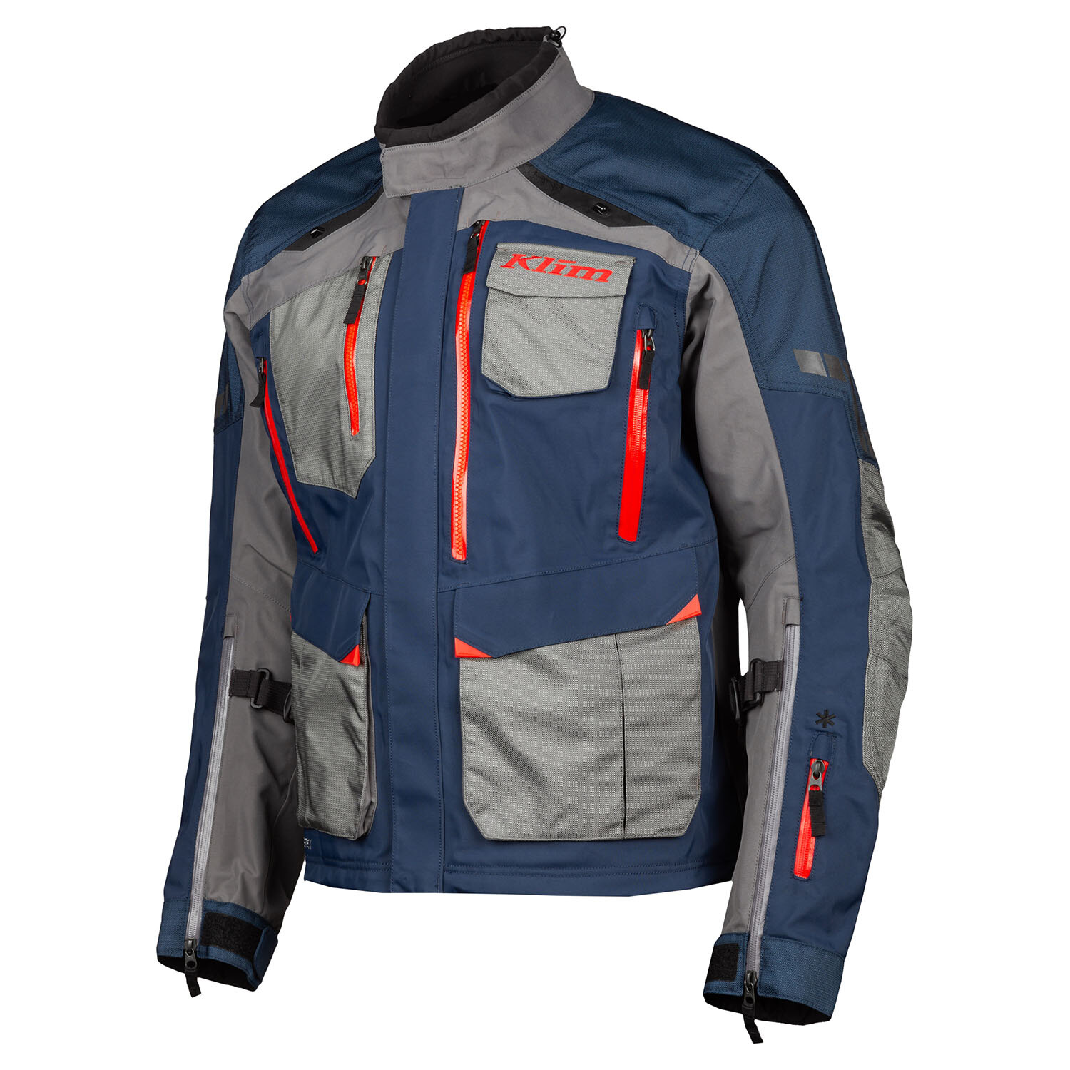 Carlsbad Jacket MD Petrol Strike Orange