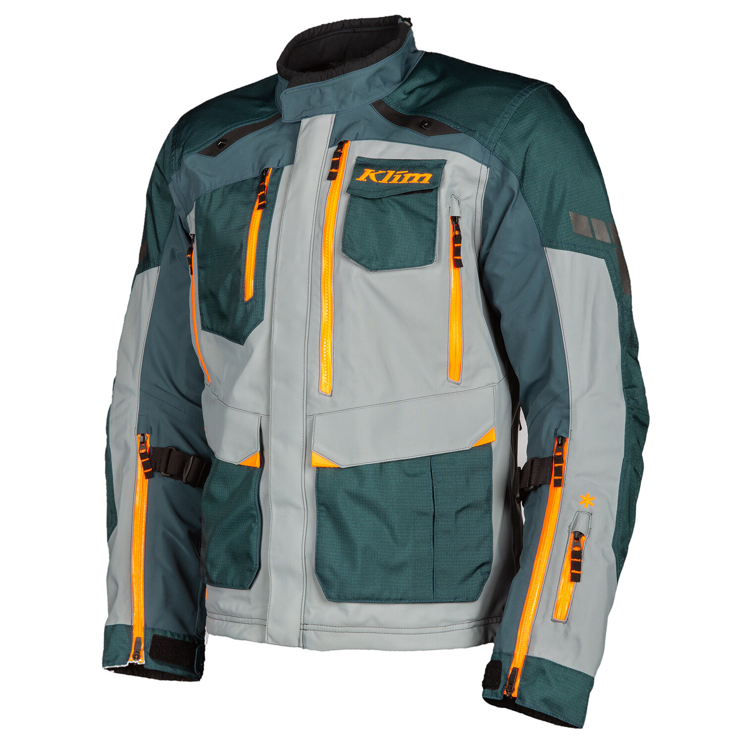 Carlsbad Jacket MD Petrol Strike Orange