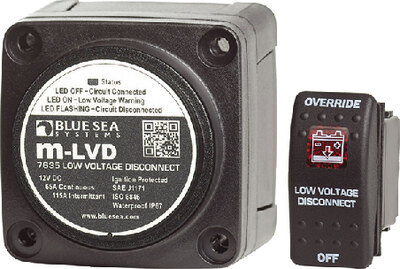 M LVD LOW VOLTAGE DISCONNECT BATTERY SAVER (BLUE SEA)