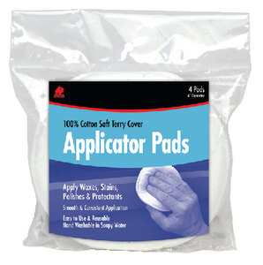 TERRY APPLICATOR PADS (BUFFALO INDUSTRIES) 2 24 2 Pk Bag 5"