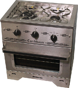 CARIBBEAN TWO BURNER PROPANE GAS STOVE (DICKINSON)