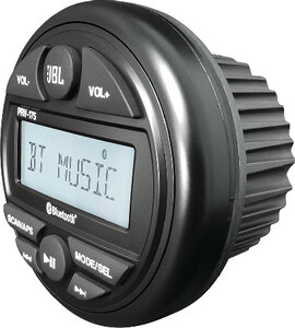 MARINE DIGITAL AM/FM/MP3/USB RECEIVER W/BLUETOOTH (JBL) 4" Dia. x 3 5/16" D