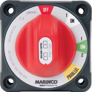 PRO INSTALLER 400A DUAL BANK BATTERY SWITCH (MARINCO) 1, Both Parallel