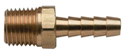 UNIVERSAL FUEL CONNECTORS (MOELLER) 3/8" Barb 3/8" NPT Aluminum Hose Barb Male