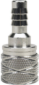 FUEL CONNECTORS (MOELLER) 3/8" Barb Chrome/Brass Hose Fitting Female