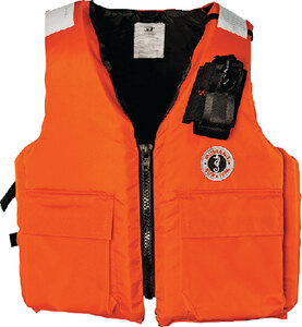 TWO POCKET FLOTATION VEST WITH RADIO POCKET (MUSTANG SURVIVAL)