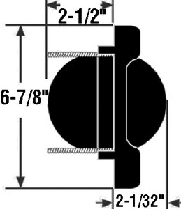 SUPERSPORT<sup>®</sup> POWERBOAT COMPASS (RITCHIE NAVIGATION) Black Green In Dash