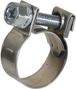 ABA 304 STAINLESS STEEL MINI CLAMPS (SCANDVIK) 10 18 mm 16 mm 9mm 17