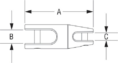 STAINLESS STEEL ANCHOR SWIVEL (SEACHOICE) 4 5/8" 7/8" 1/2" 6 2,650 lbs. 3,200 lbs.