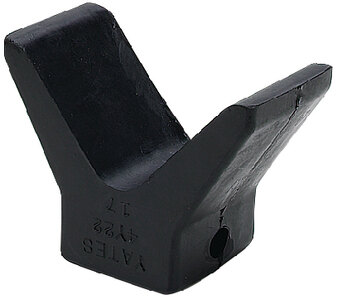 MOLDED "Y" BOW STOP (SEACHOICE) 2" x 2" 12 3/8" ID 4"