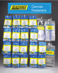 CANVAS FASTENER DISPLAY 21 PIECE (SEACHOICE)