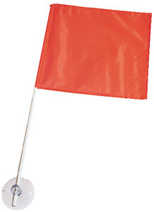 NYLON SKIER DOWN FLAG WITH SUCTION CUP (SEACHOICE)