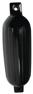 TWIN EYE RIBBED FENDER (SEACHOICE) 3/4" 4 8.5" x 27" Black 25' 35'