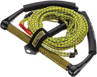 70' 4 SECTION WAKEBOARD ROPE WITH TRICK HANDLE (SEACHOICE)