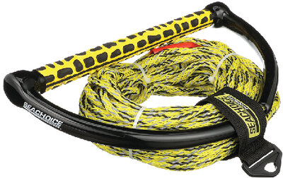 75' 5 SECTION WAKEBOARD REFLECTIVE ROPE WITH 15 HANDLE (SEACHOICE)