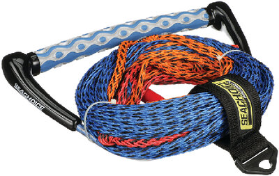 75' MULTI SECTION WATER SKI OR WAKEBOARD ROPE WITH 13 HANDLE (SEACHOICE)