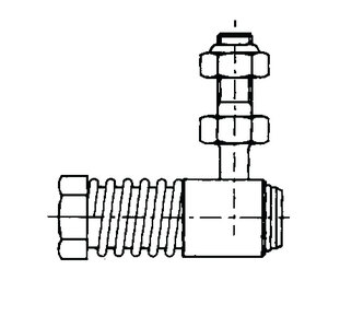 ACCESSORIES FOR ENGINE CONTROL CABLES (UFLEX) Ball joint 10 32, Stainless Steel