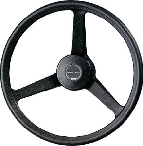 BLACK STEERING WHEEL (UFLEX) 13.4" 3