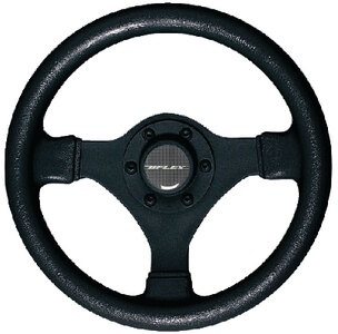 UFLEX SOFT TOUCH STEERING WHEEL (UFLEX) 11" Black