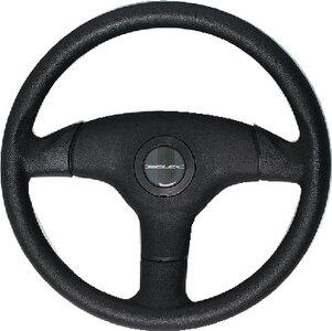 ANTIGUA STEERING WHEEL (UFLEX) 13.8" Black Black