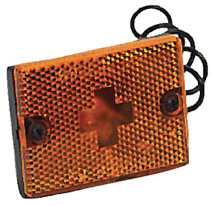 CLEARANCE/SIDE MARKER LIGHT WITH REFLEX LENS (WESBAR)