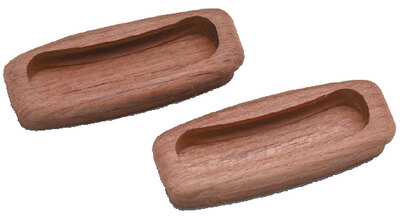 TEAK RECTANGULAR DRAWER PULL (WHITECAP)