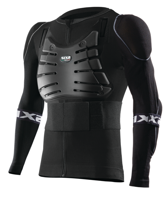 TS10 Long sleeve Carbon Underwear protective jersey with zipper