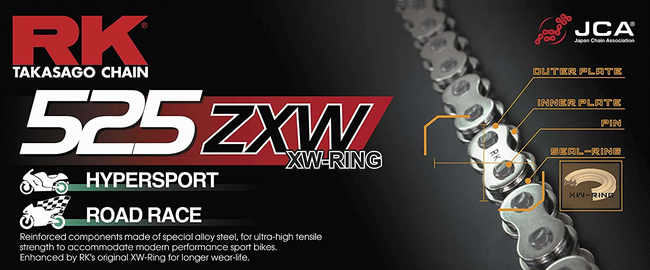 525ZXW Premium XW Ring high performance chain