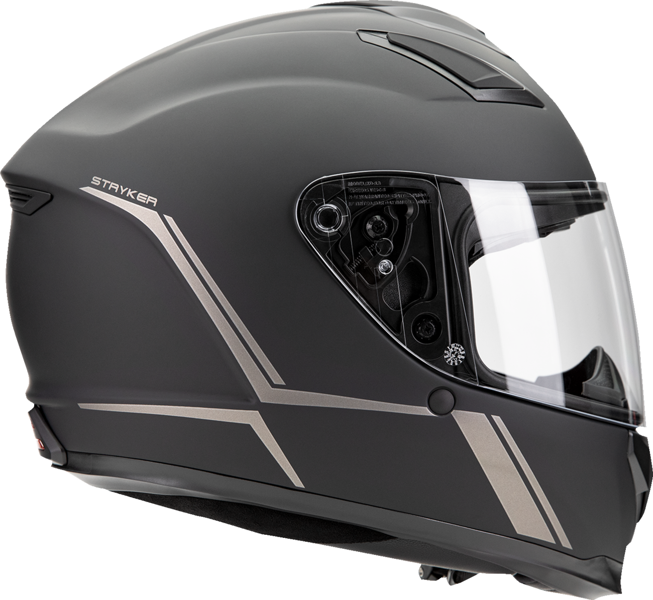 STRYKER SMART HELMET FULL FACE MATT BLACK L SIZE DOT