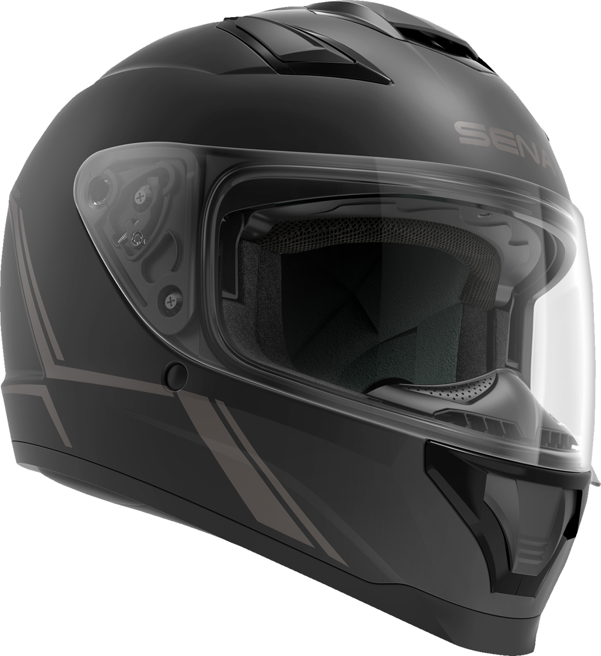 STRYKER SMART HELMET FULL FACE MATT BLACK XL SIZE DOT