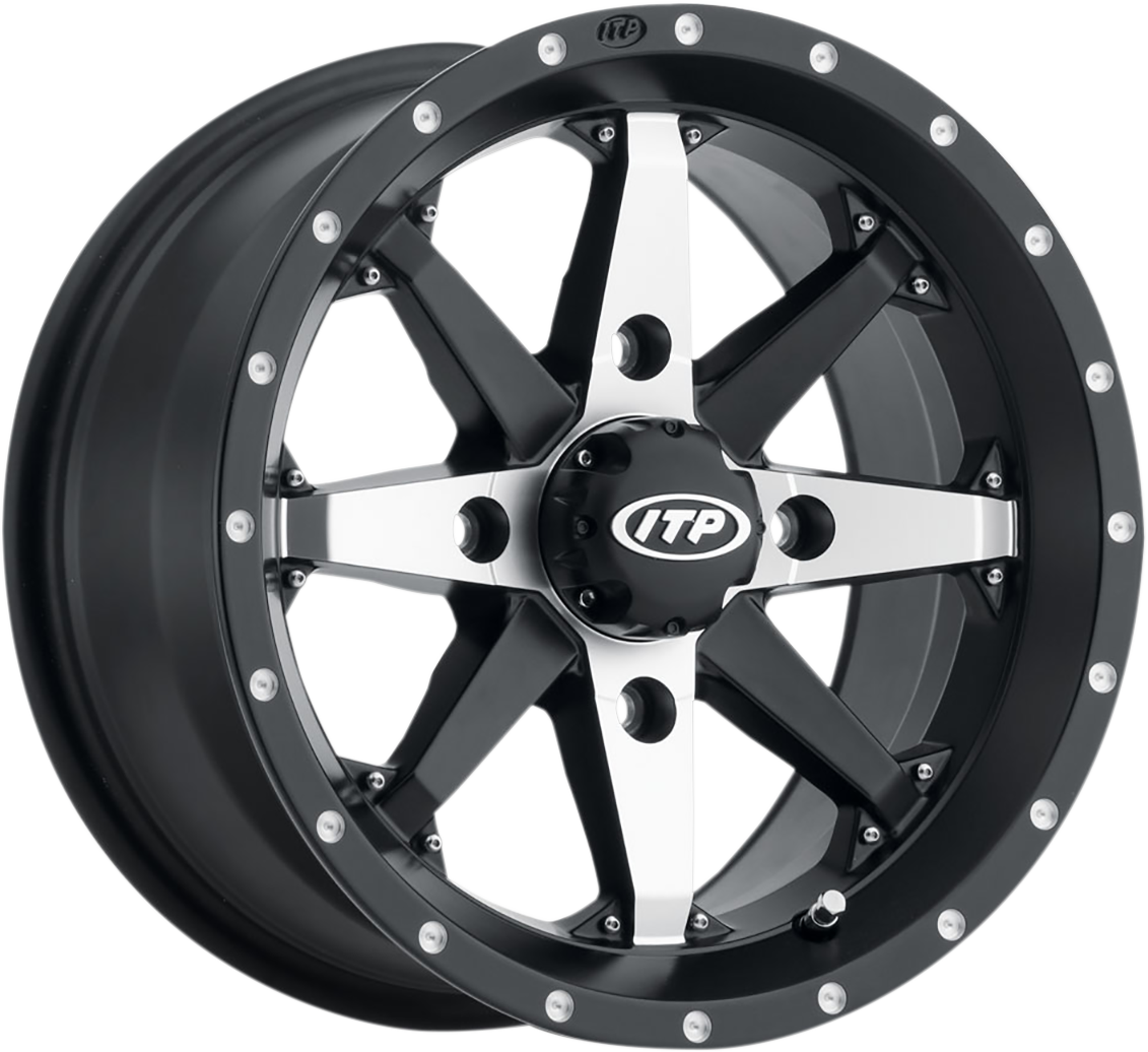 CYCLONE 15X7 4/110 52 MATTE BLACK