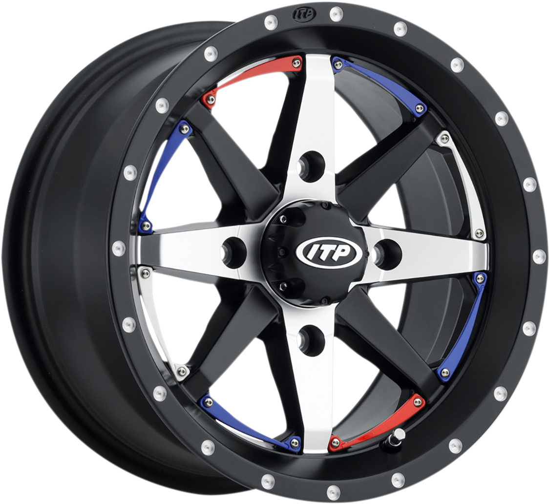 CYCLONE 15X7 4/110 52 MATTE BLACK